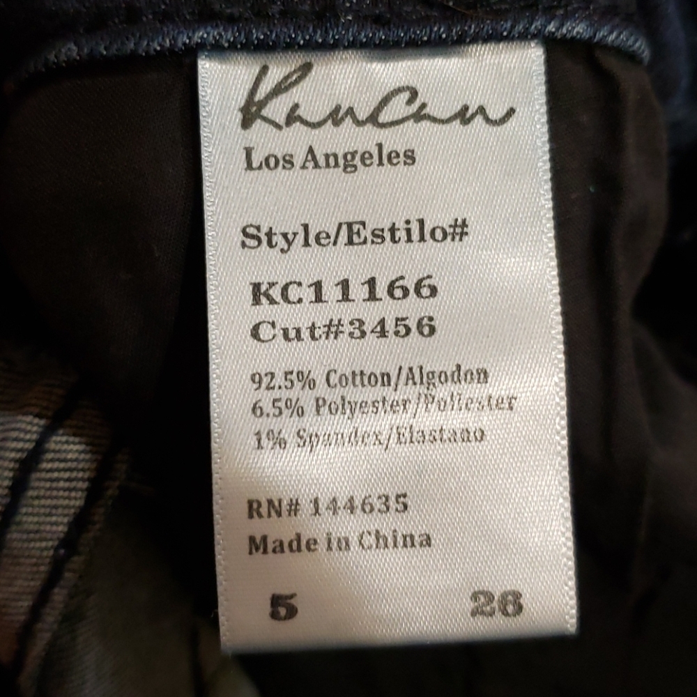 Kancan Distressed Rivet Skinny Jeans - Picture 10 of 12